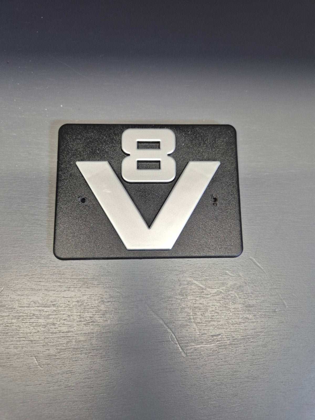 Scania V8 Embleem / Bordje, Ophalen of Verzenden, Gebruikt
