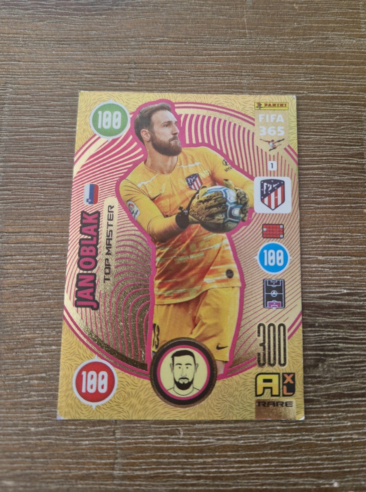 Jan oblak top master panini 2021, Verzamelen, Sportartikelen en Voetbal, Ophalen of Verzenden, Zo goed als nieuw, Buitenlandse clubs