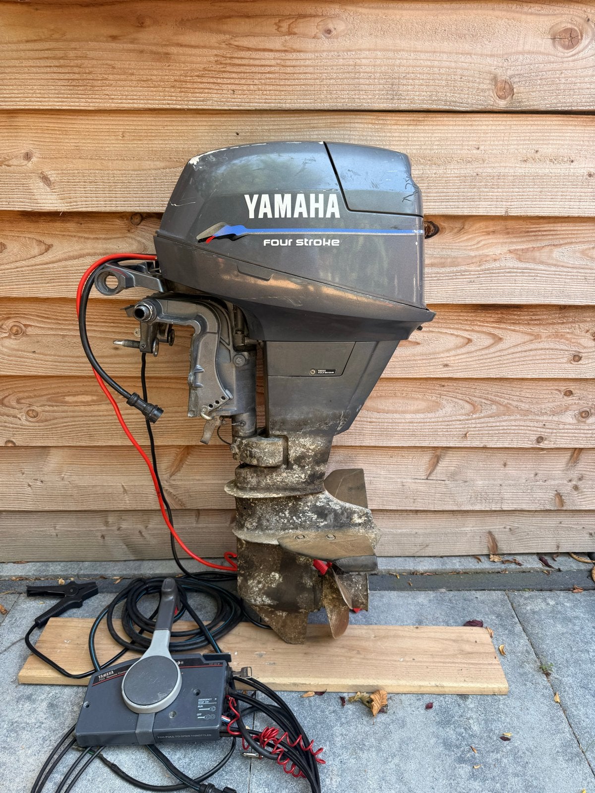 Yamaha 9.9 pk Kortstaart Buitenboordmotor met Afstandsbedien, Watersport en Boten, Buiten- en Binnenboordmotoren, Ophalen, Gebruikt