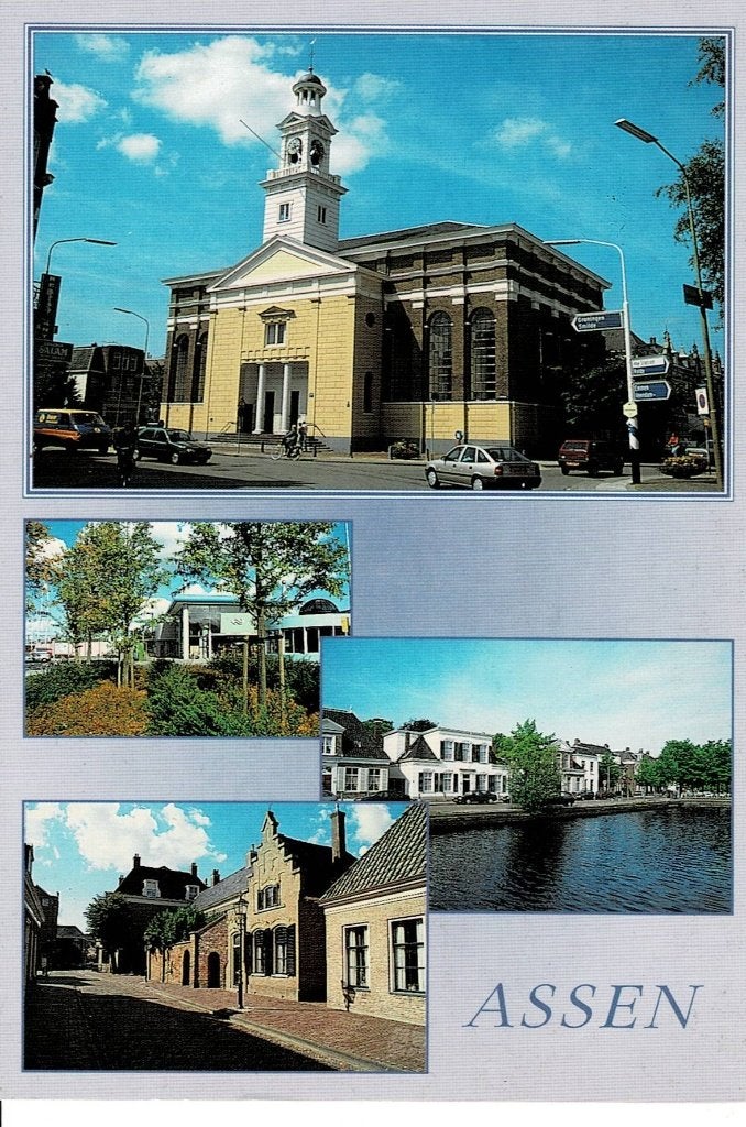 Assen, Ophalen of Verzenden, 1960 tot 1980, Gelopen, Drenthe