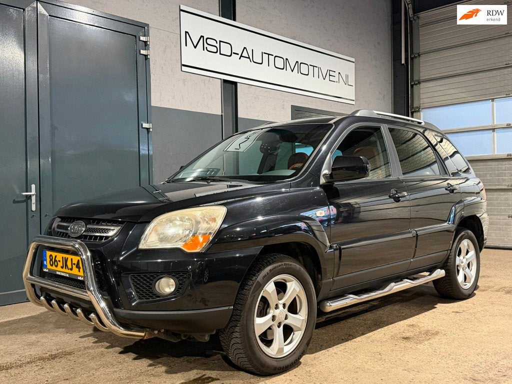 Kia Sportage 2.7 V6 X-clusive 4WD NAP|AUT|TREKHAAK | NW MODE, Automaat, Gebruikt, Stoelverwarming, Zwart