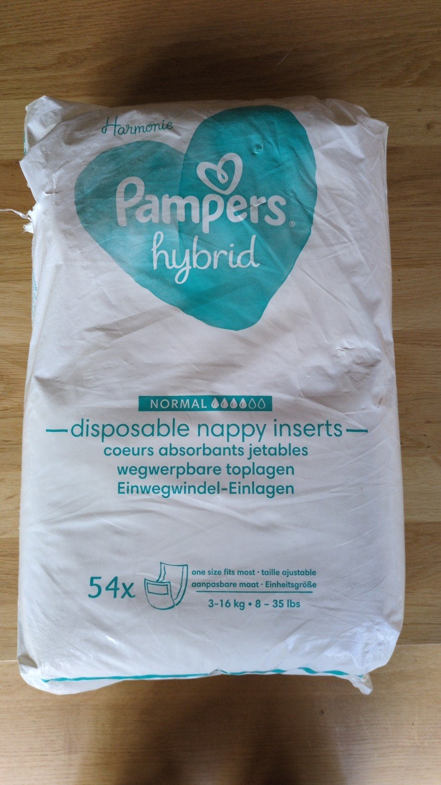 Pampers Hybrid wegwerp inleggers - bijna volle zak, Ophalen