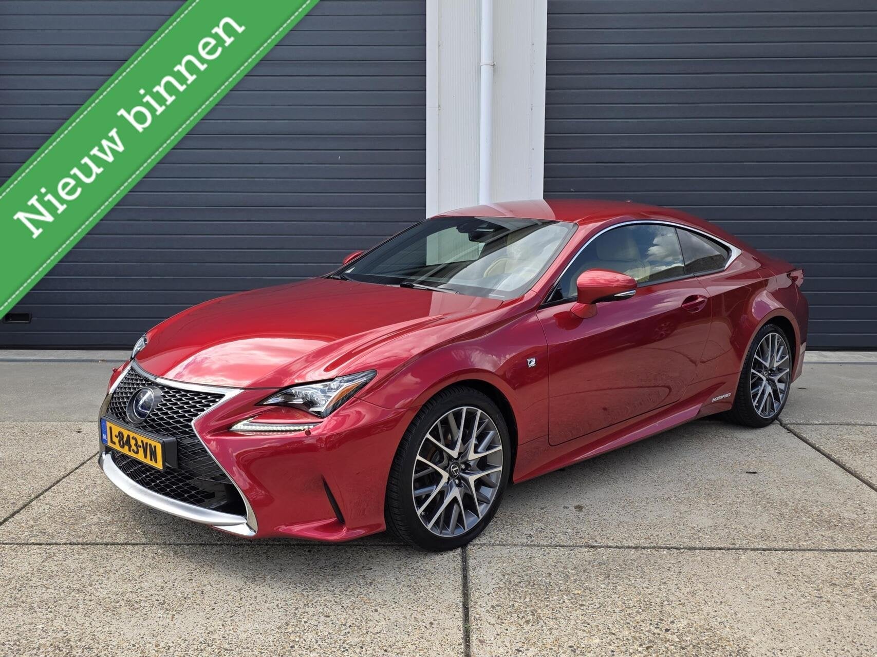 Lexus RC 300h F SPORT, Auto's, Lexus, Gebruikt, 4 stoelen, Leder, Bedrijf