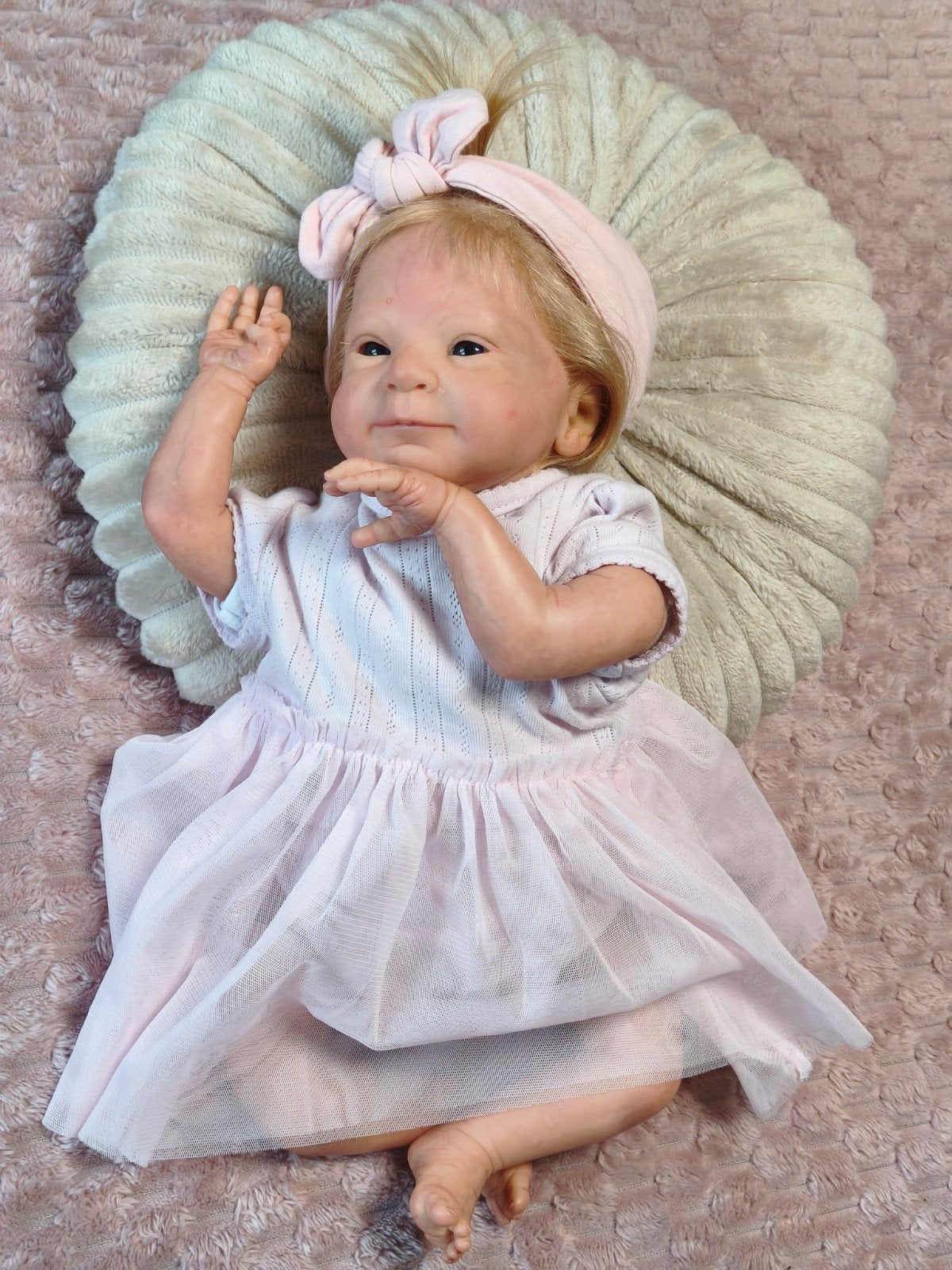Rebornpop Smilla Sabine Altenkirch) met certificaat, Verzamelen, Ophalen of Verzenden, Zo goed als nieuw, Pop, Levensecht of Reborn