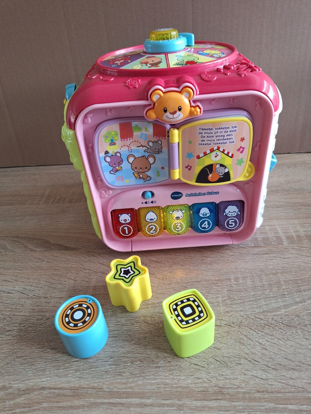 VTech Activiteiten Kubus, Kinderen en Baby's, Speelgoed | Vtech, Ophalen of Verzenden, Gebruikt, 6 maanden tot 2 jaar