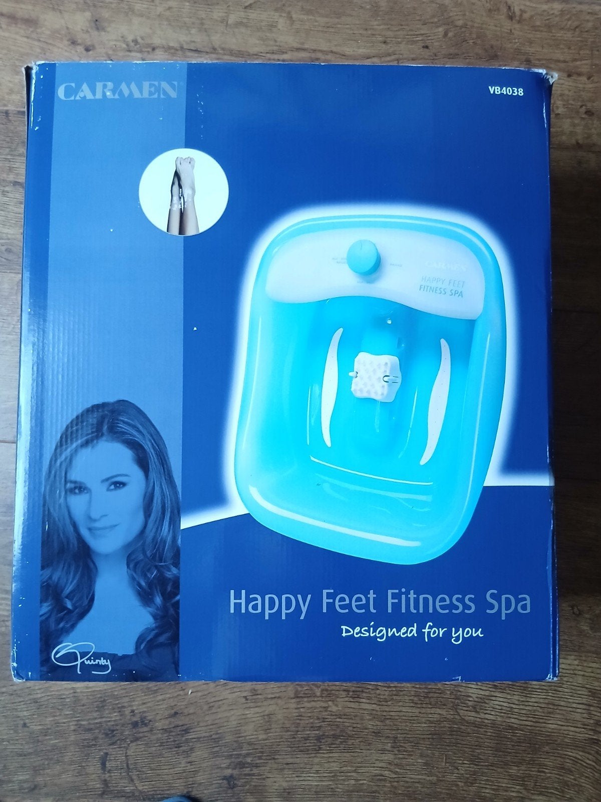 Carmen Happy Feet Fitness Spa Voetenbad VB4038, Ophalen of Verzenden, Zo goed als nieuw, Hand- en Voetverzorging