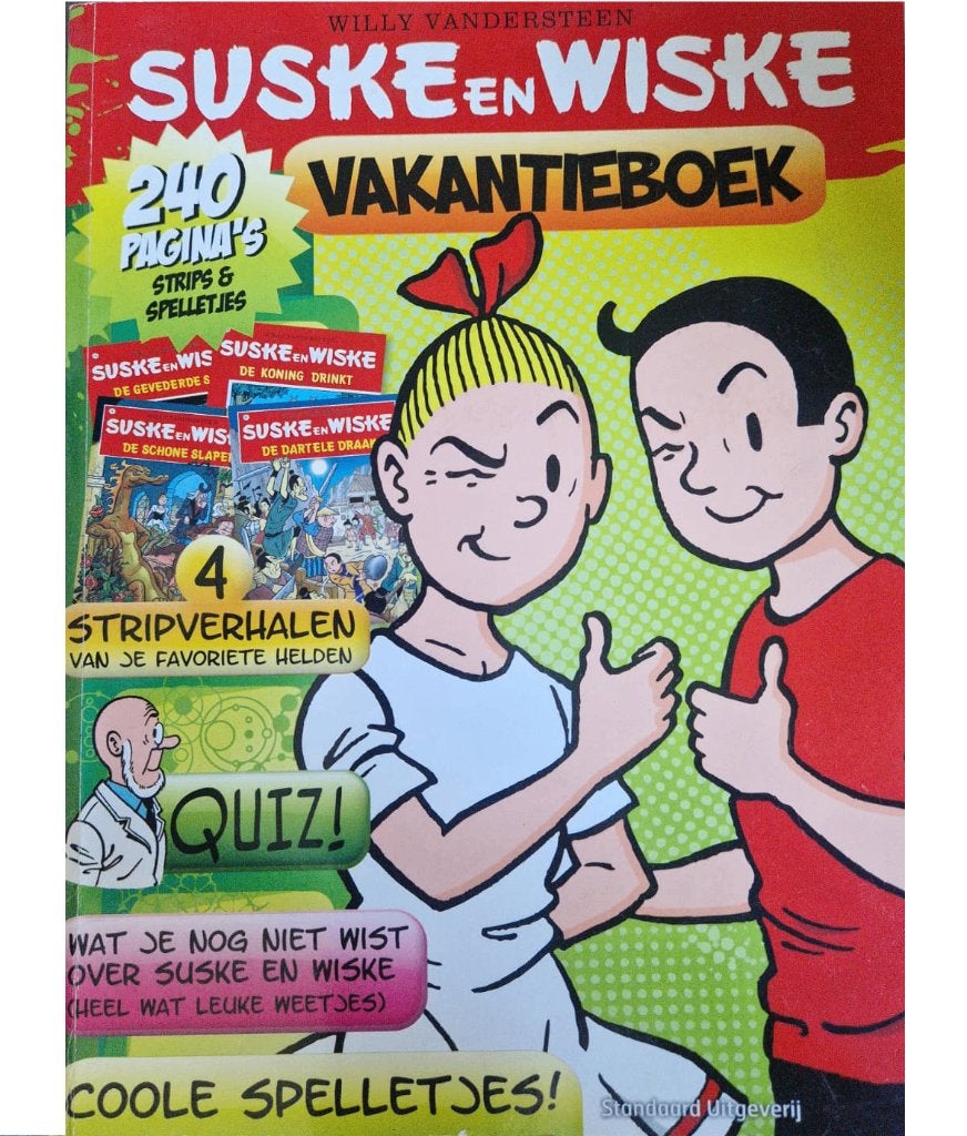 Suske en Wiske Vakantieboek, Meerdere stripboeken, Ophalen of Verzenden, Gelezen, Willy Vandersteen