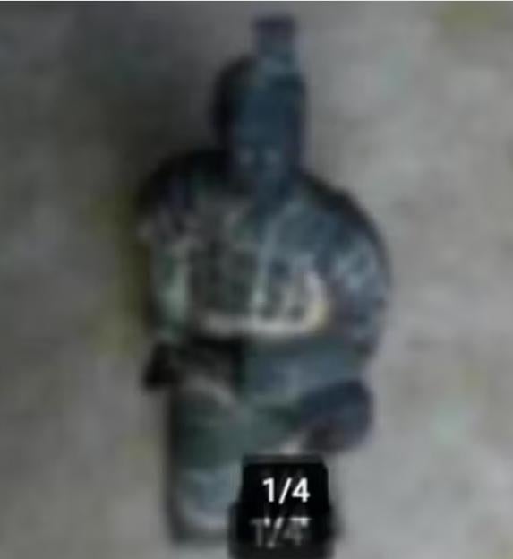 Samuray beeldje hoogte 22 cm breedte 10 cm., Ophalen of Verzenden, Zo goed als nieuw, Overige typen