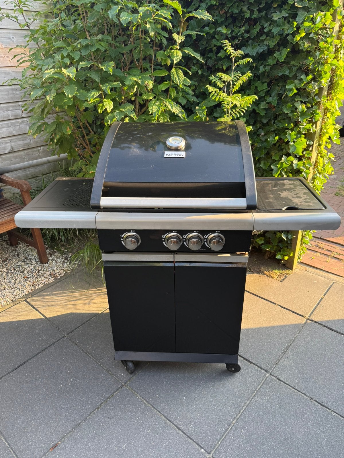 Patton gasbarbecue, Ophalen, Gebruikt
