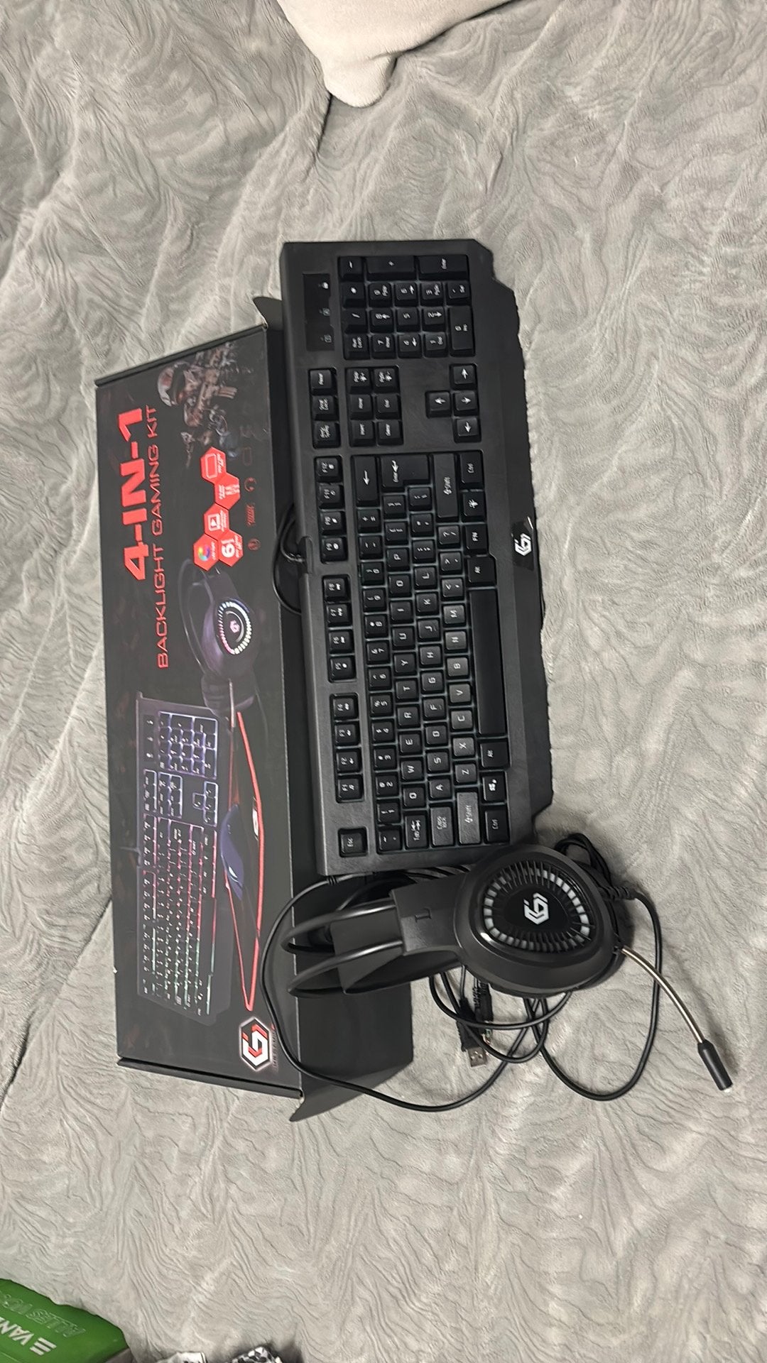 Gaming toetsenbord en headset, Computers en Software, Ophalen