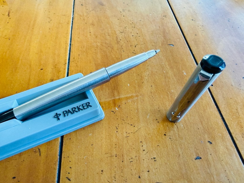 Parker Vector Flighter Rollerball, Parker, Overige typen, Met doosje, Ophalen of Verzenden