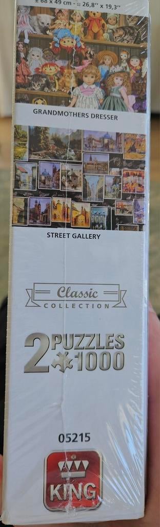King Classic Collection 2 Puzzels 1000 stukjes - Nieuw, Ophalen of Verzenden, 500 t/m 1500 stukjes, Nieuw, Legpuzzel