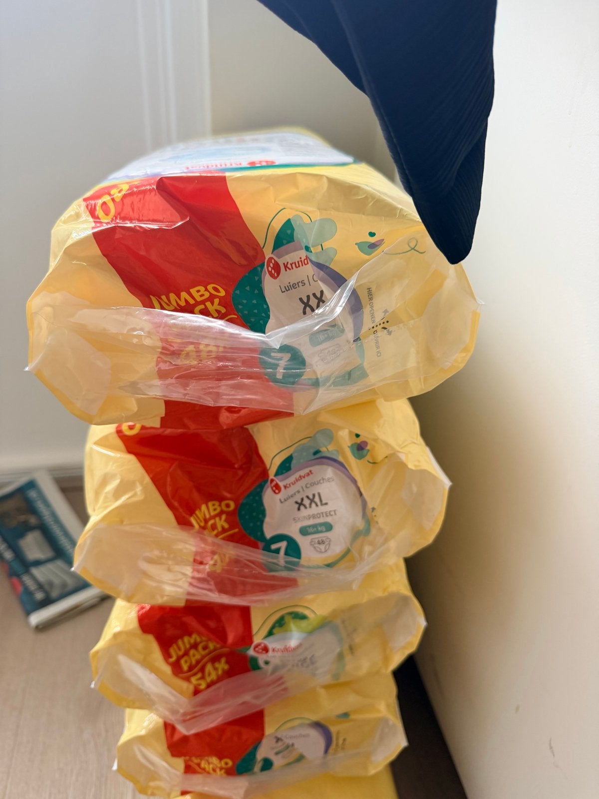 Kruidvat Luiers XXL Maat 7 Jumbo Pack (Nieuw), Ophalen of Verzenden, Nieuw