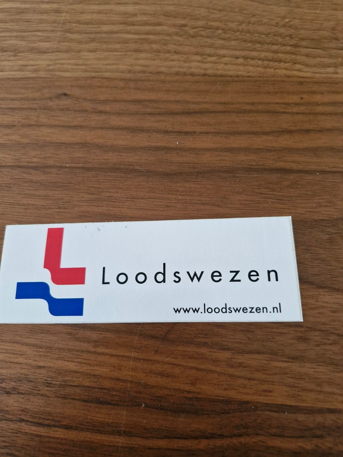 10143  Sticker Loodswezen - Nieuw, Ophalen of Verzenden, Nieuw, Bedrijf of Vereniging