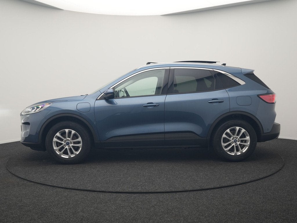 Ford Kuga 2.5 Titanium X PHEV 225pk Dealer O.H. | Panodak |, Auto's, Ford, Gebruikt, Zwart, 4 cilinders, Blauw