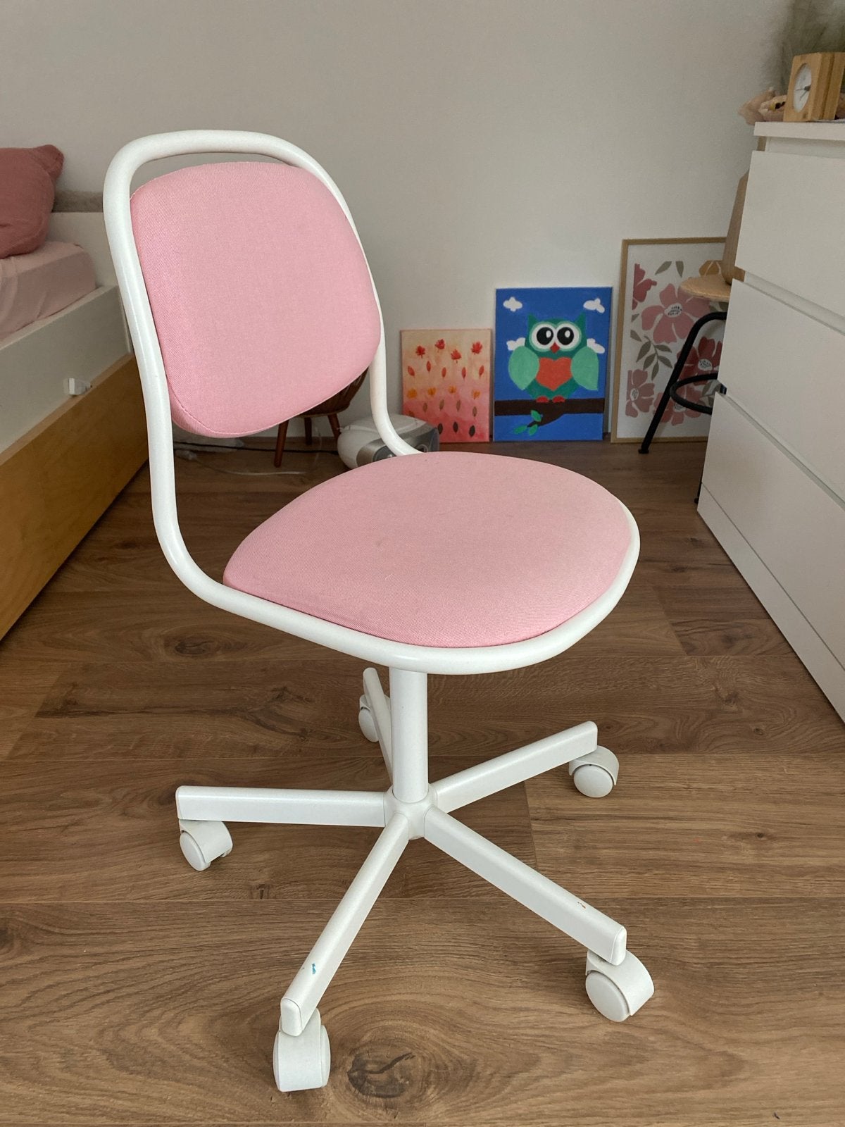 Roze Ikea Bureaustoel voor Kinderen, Ophalen, Zo goed als nieuw, Roze, Bureaustoel