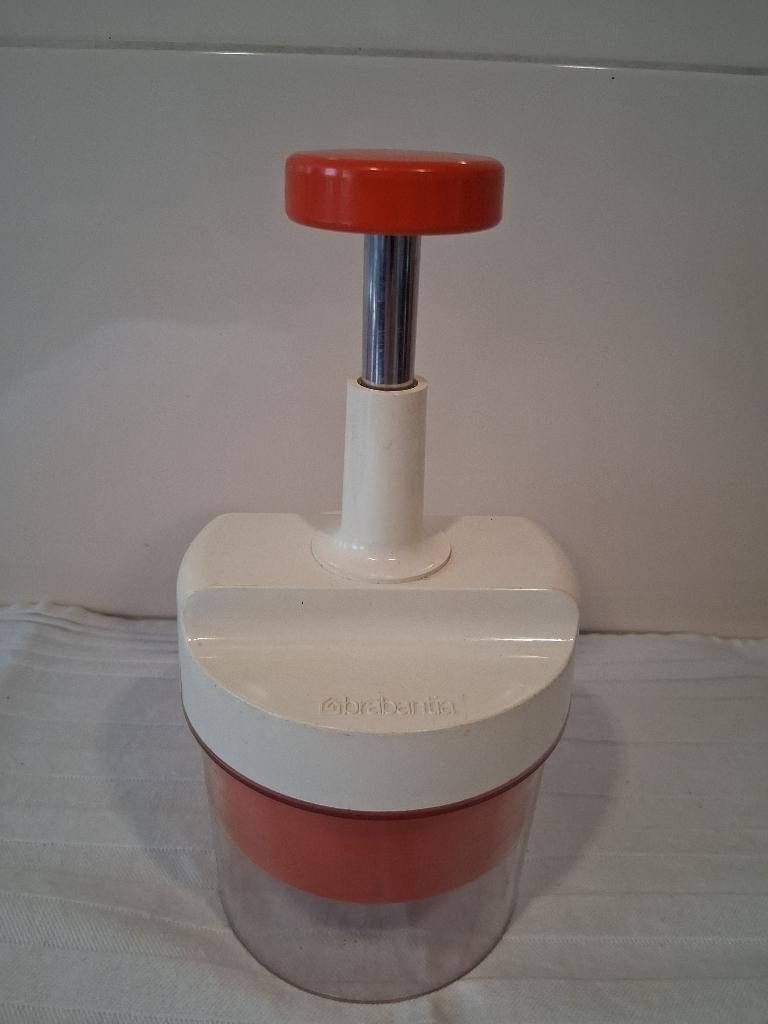 Vintage Brabantia groente-uienhakker keukenbenodigdheden, Overige typen, Ophalen of Verzenden, Zo goed als nieuw, Overige materialen