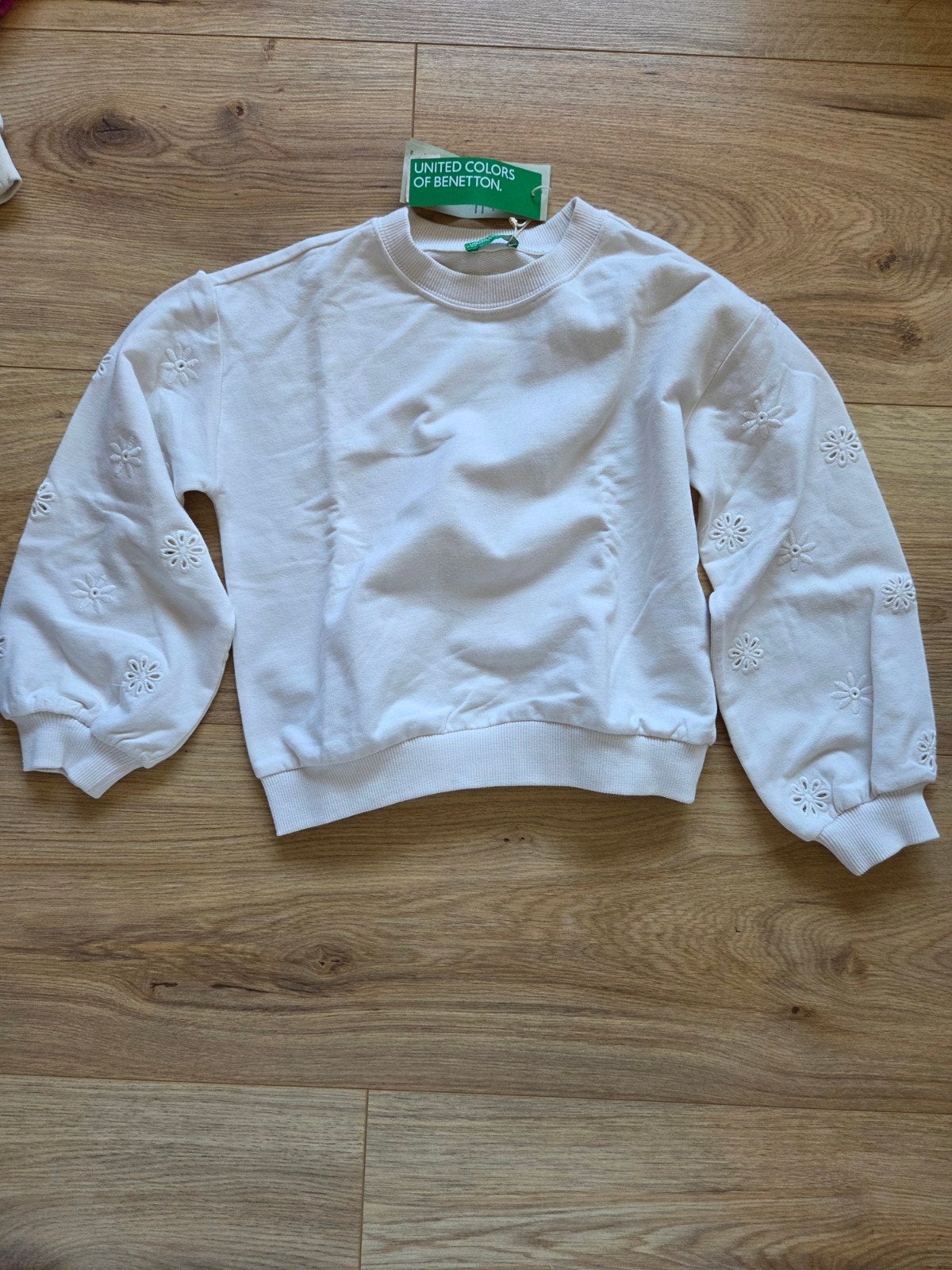 Trui Benetton, maat S/ 6-7. Nooit gedragen, United Colors of Benetton, Meisje, Trui of Vest, Nieuw