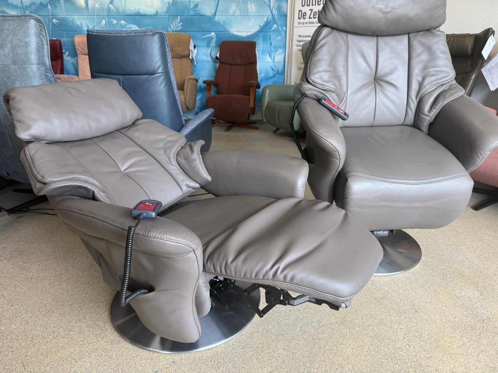 Meubelzorg sta op stoel relax fauteuil gratis bezorging, Verzenden, Nieuw, Leer, Ruim 100 modellen in alle kleuren en maten