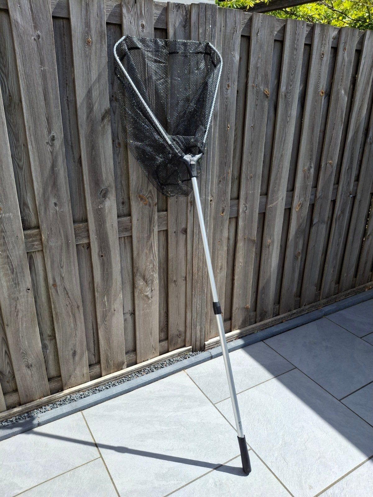 Opvouwbaar schepnet, Ophalen, Net of Fuik