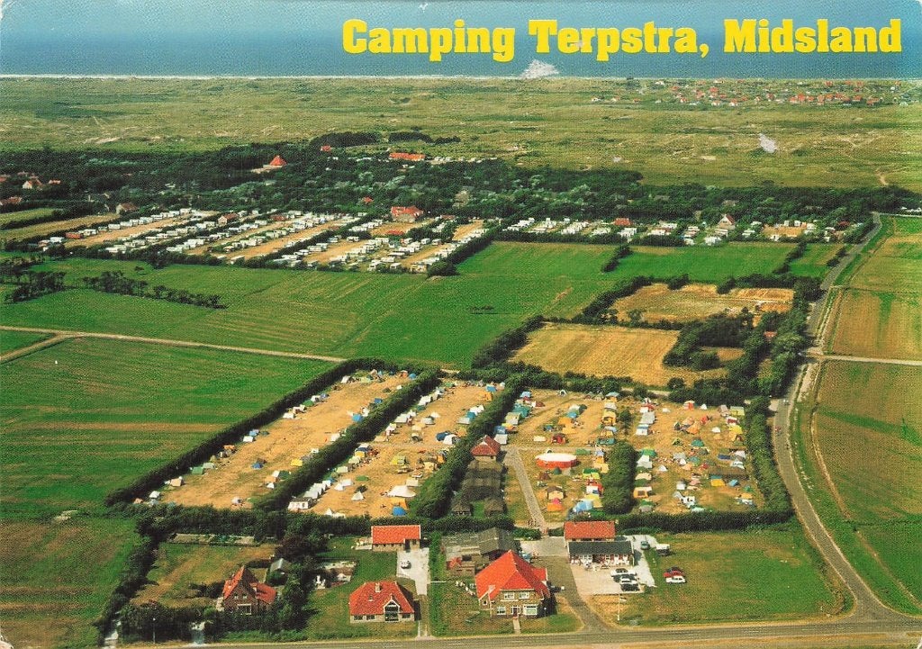 Midsland, Camping Terpstra, Ophalen of Verzenden, 1980 tot heden, Gelopen, Waddeneilanden