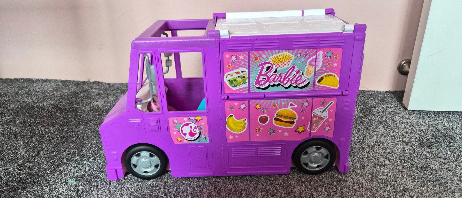 Barbie Foodtruck - Compleet met accessoires, Ophalen of Verzenden