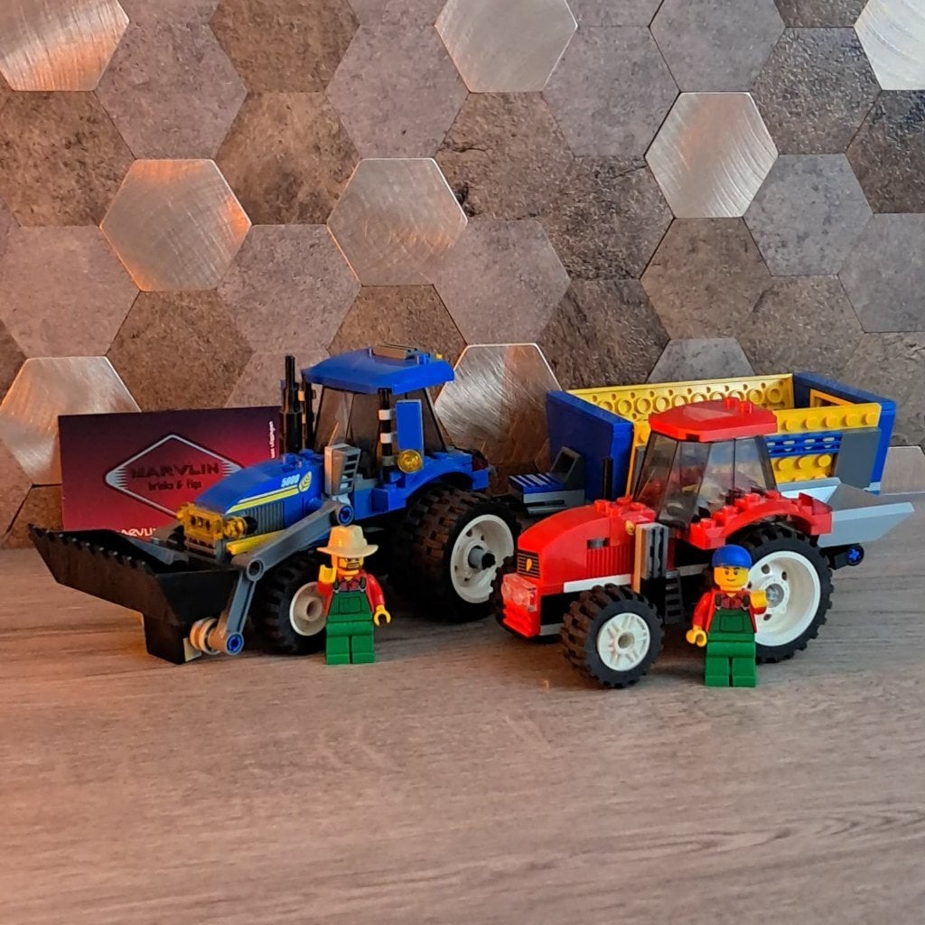 LEGO Tractoren met oplegger / landbouwvoertuigen, Lego, Overige typen, Ophalen of Verzenden, Product.compliance@lego.com