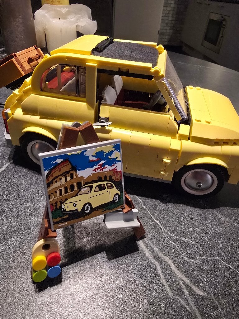 LEGO Creator #10271 Fiat 500, Ophalen, Inclusief instructies, Lego, Zo goed als nieuw