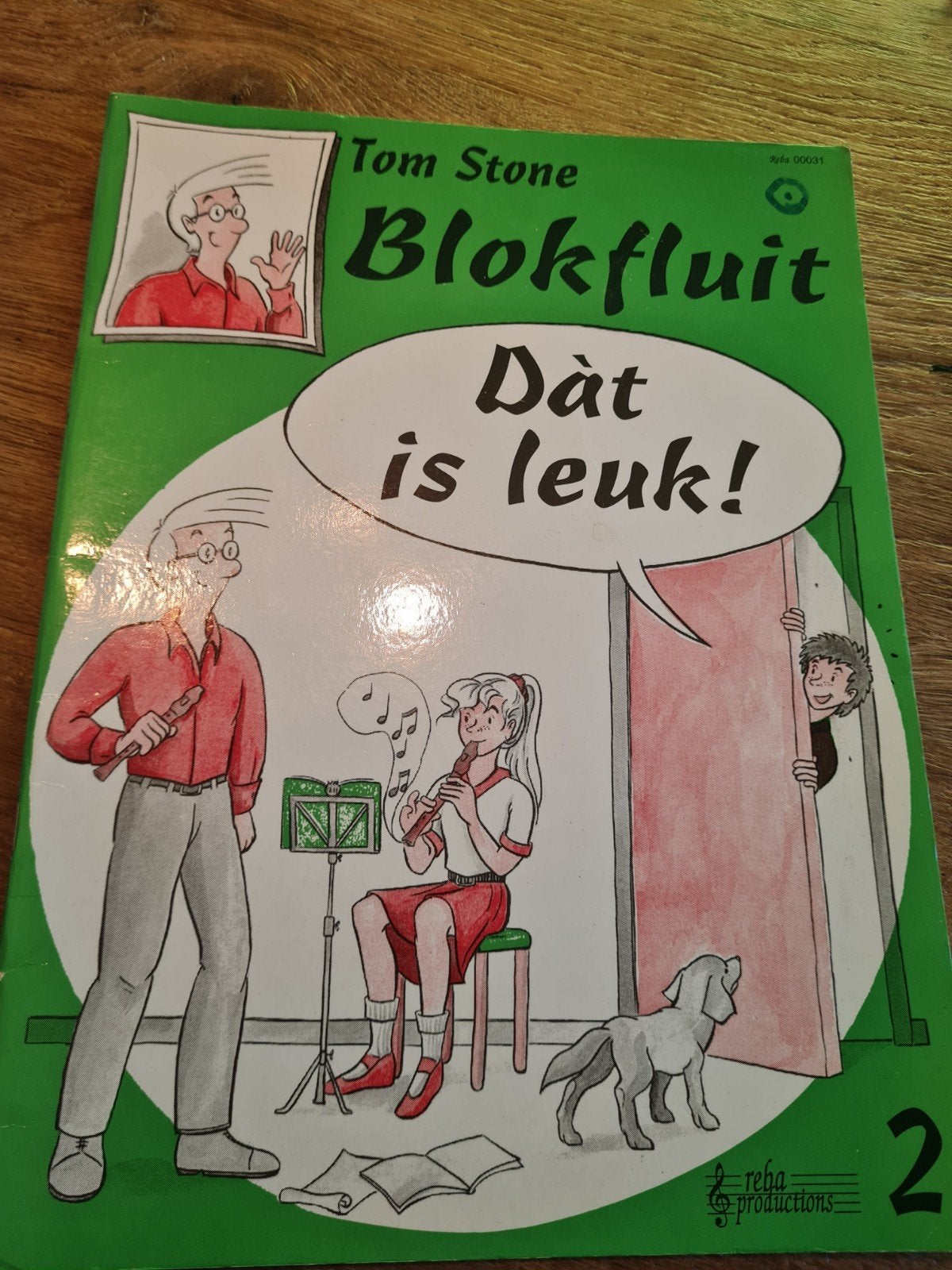 Tom Stone Blokfluit Dat is leuk! Deel 2 - Muziekboek, Ophalen of Verzenden, Gebruikt