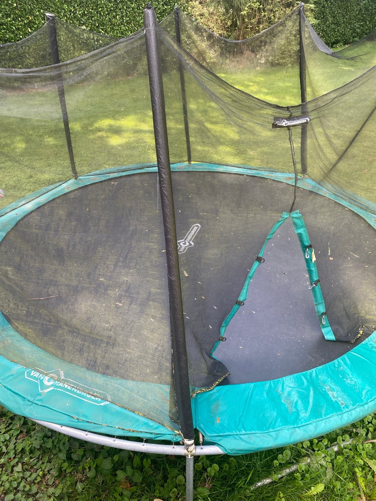 Trampoline 4 meter doorsnede met veiligheidsnet, Ophalen, Gebruikt