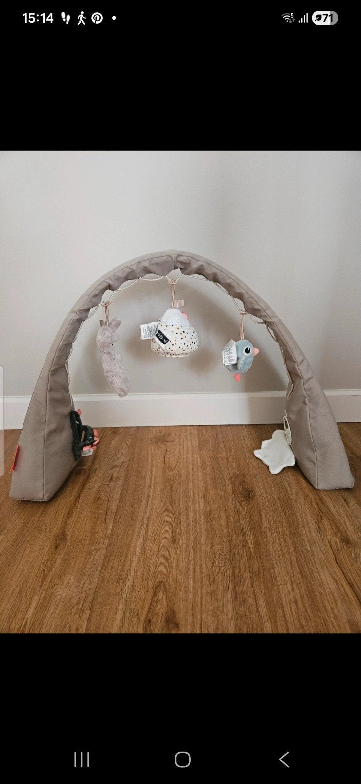 Done by Deer Babygym Speelboog met speeltjes, Kinderen en Baby's, Ophalen of Verzenden, Zo goed als nieuw, Babygym, Met geluid