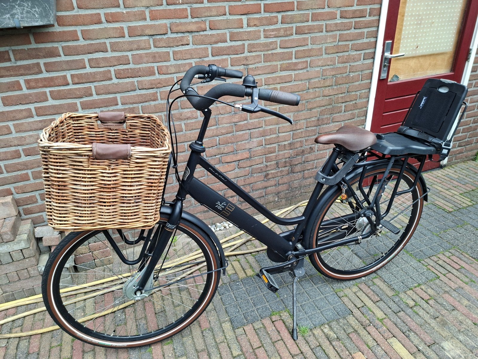 Moederfiets met mand en kinderzitje, Versnellingen, Schijfrem, Ophalen, Overige merken