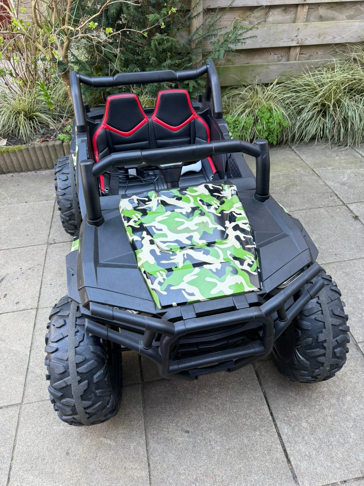 Electrische kinder auto 2 persoons 24V, Ophalen, Gebruikt