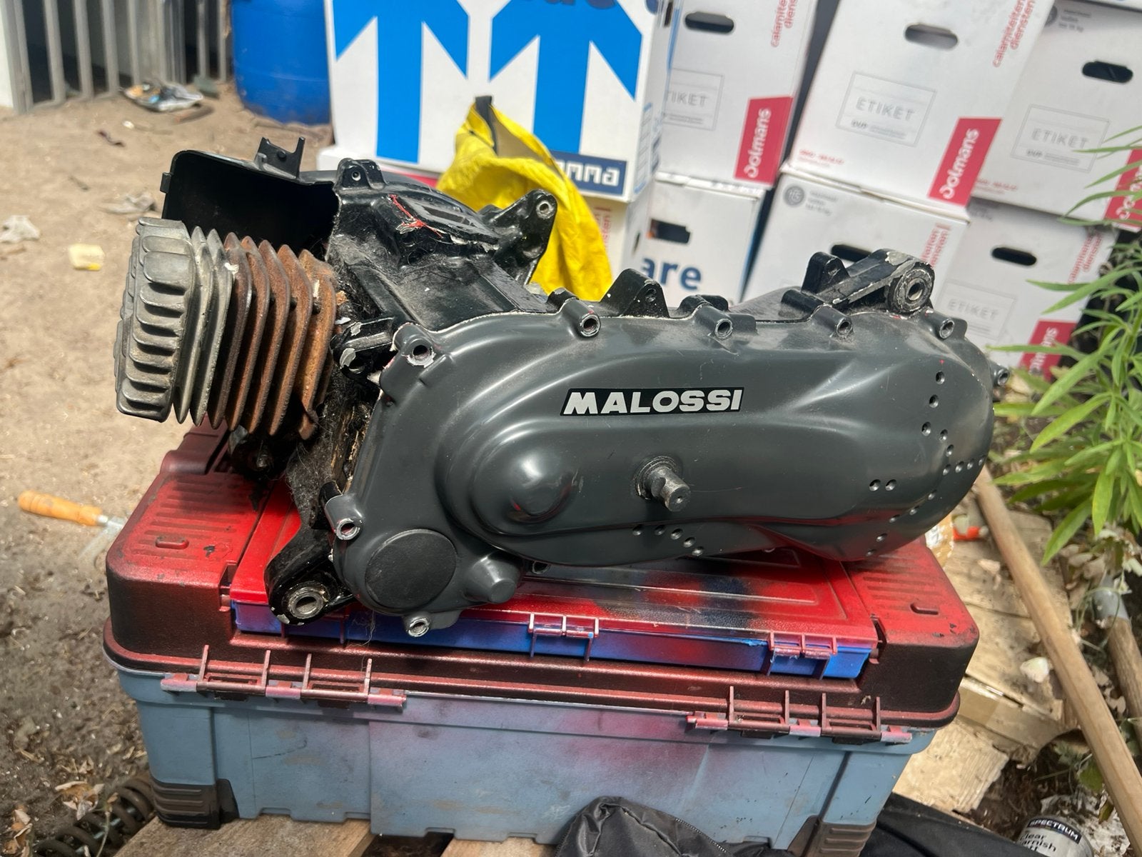 2t Blok Zip 50cc - Vastgelopen Vertanding, Ophalen, Gebruikt, Blok, Piaggio