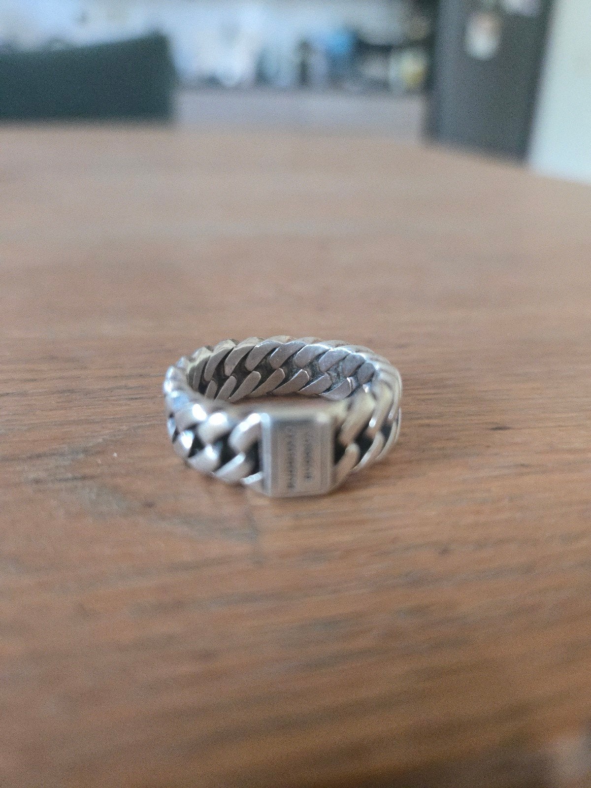 buddha to buddha ring maat 16, Ophalen of Verzenden, Dame of Heer, Zilver, Zilver