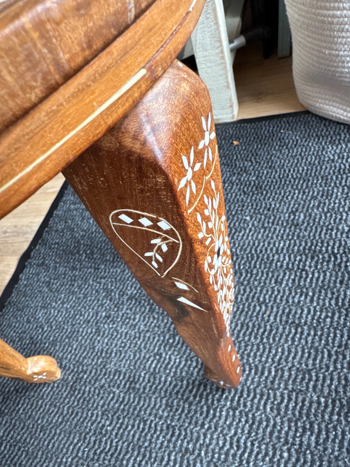 Anglo-Indische mozaiek olifanten bijzet tafel tafeltje, Ophalen of Verzenden
