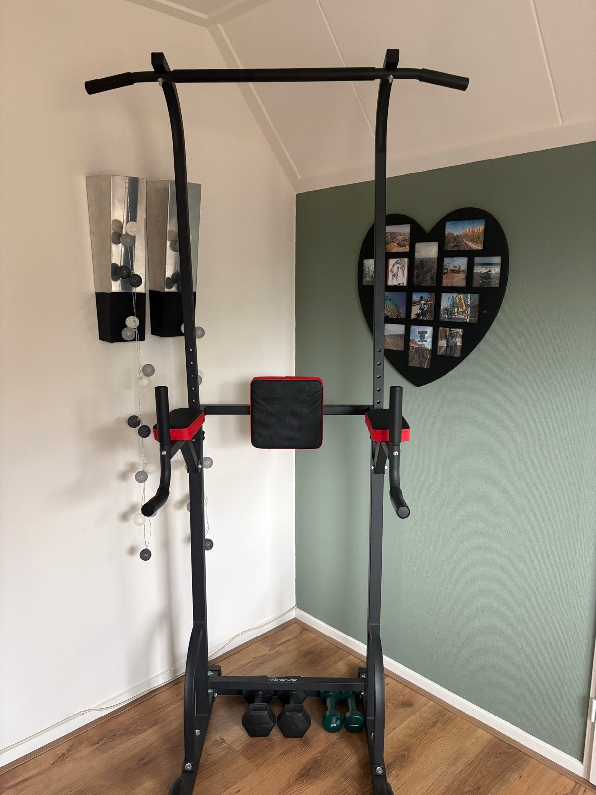 Pull-up / fitness bar, Sport en Fitness, Fitnessmaterialen, Ophalen, Zo goed als nieuw, Armen, Oprekstang
