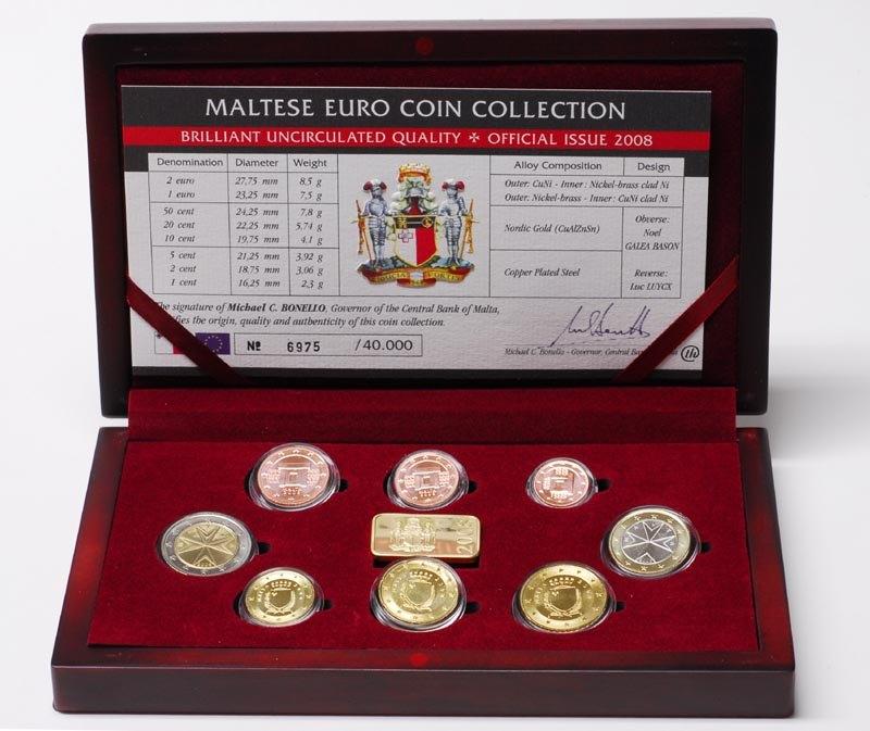 Malta BU Set 2008, Postzegels en Munten, Munten | Europa | Euromunten, Ophalen of Verzenden, Malta, Overige waardes, Setje