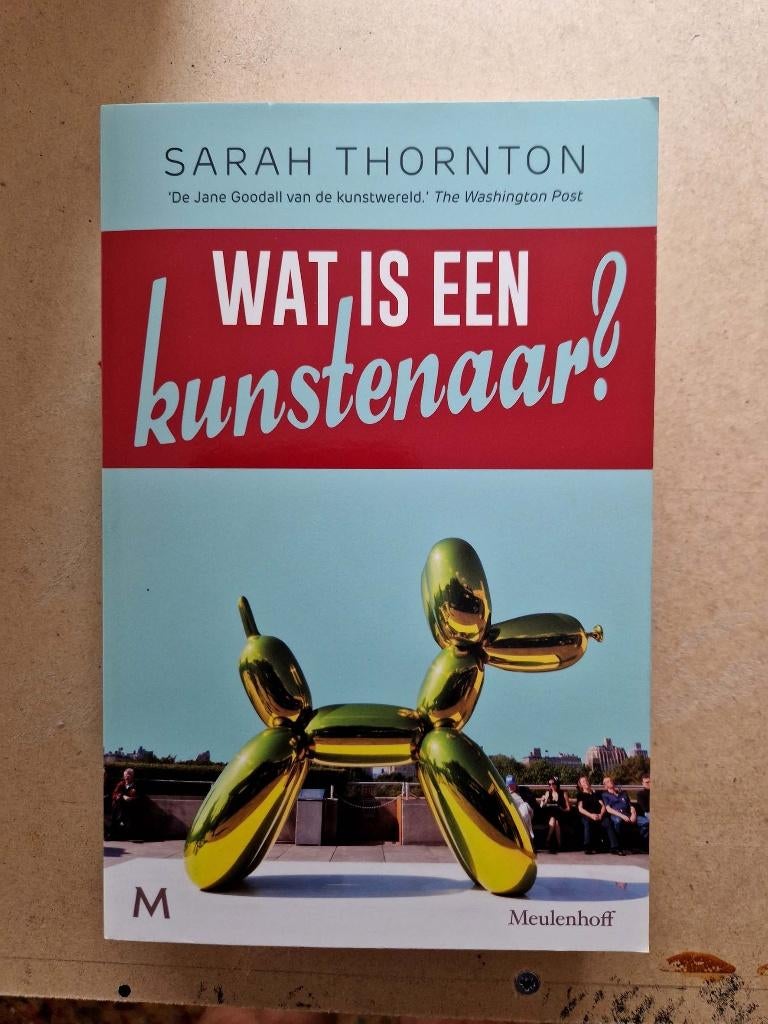 boek Sarah Thornton - Wat is een kunstenaar, Ophalen of Verzenden, Zo goed als nieuw
