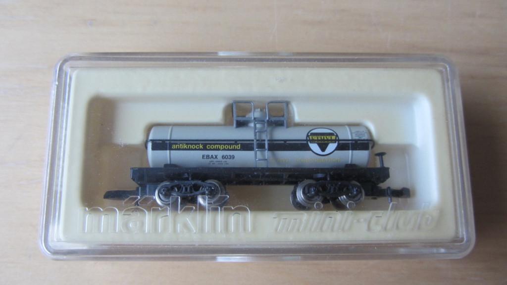 Märklin mini club : ketelwagen ''Ethyl Corporation'' - 8225, Gebruikt, Gelijkstroom, Wagon, Ophalen of Verzenden