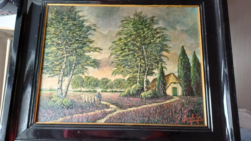 BERGHUIJS schilderij 52x65cm, Ophalen