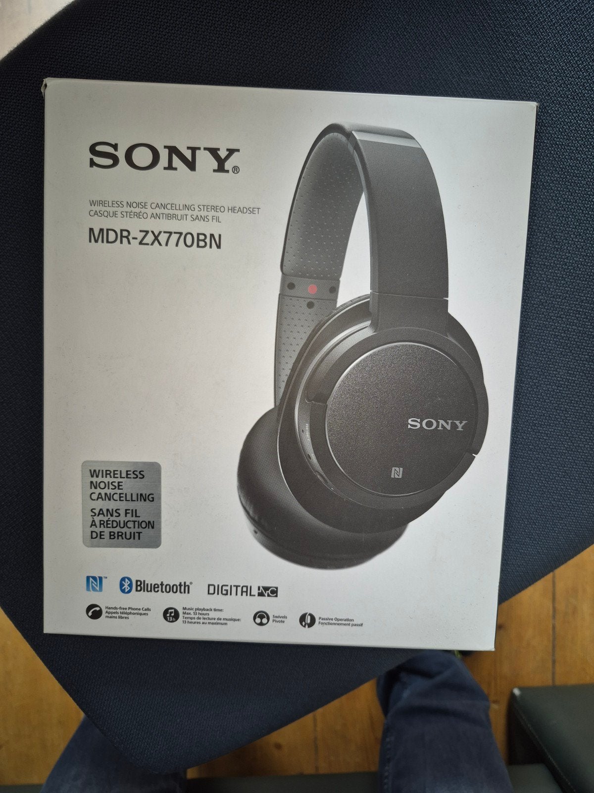 sony koptelefoon mdr zx770bn, Ophalen of Verzenden, Zo goed als nieuw, Sony, Noise cancelling