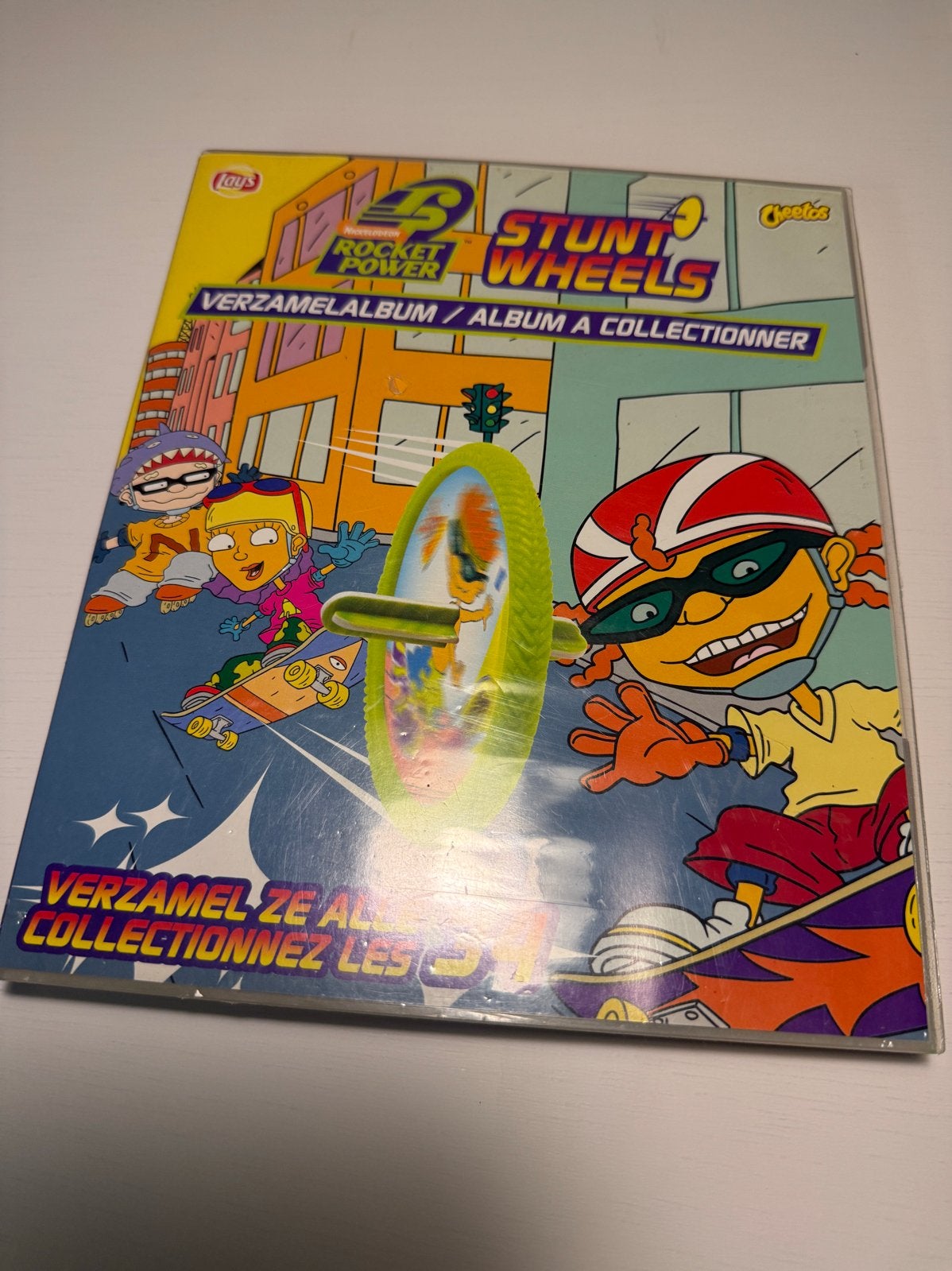 Rocket Power Stunt Wheels verzamelalbum met wielen, Lays, Lays, Ophalen of Verzenden, Zo goed als nieuw