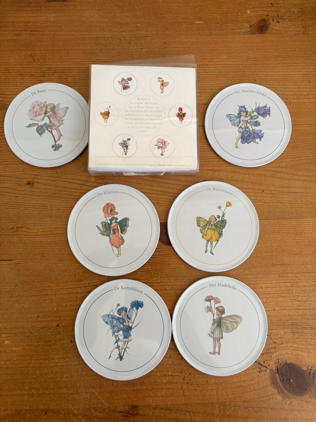 Flower Fairies onderzetters, Ophalen of Verzenden, Zo goed als nieuw