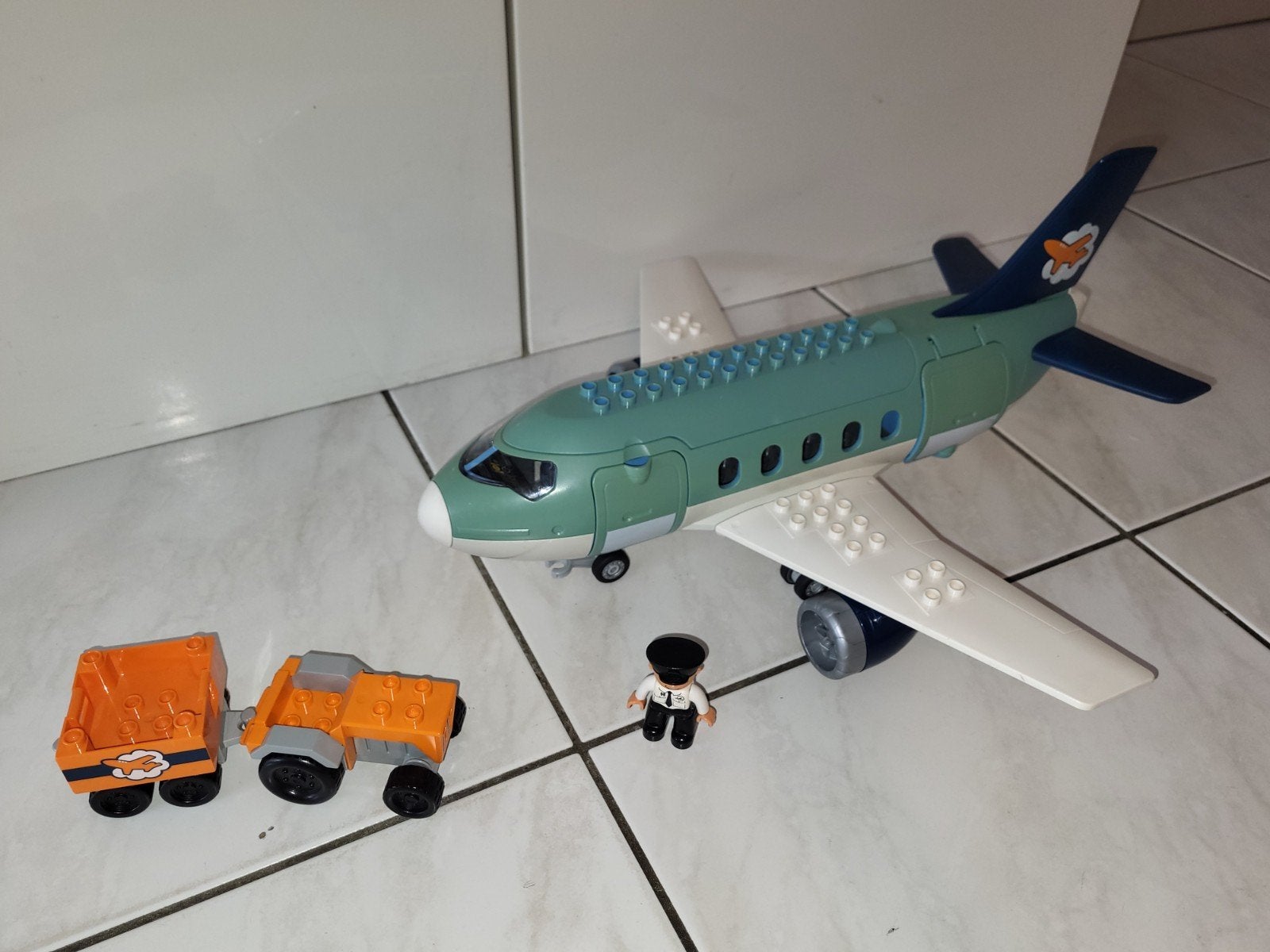 Duplo heel groot vliegtuig, Gebruikt, Ophalen of Verzenden, Duplo, Duplo