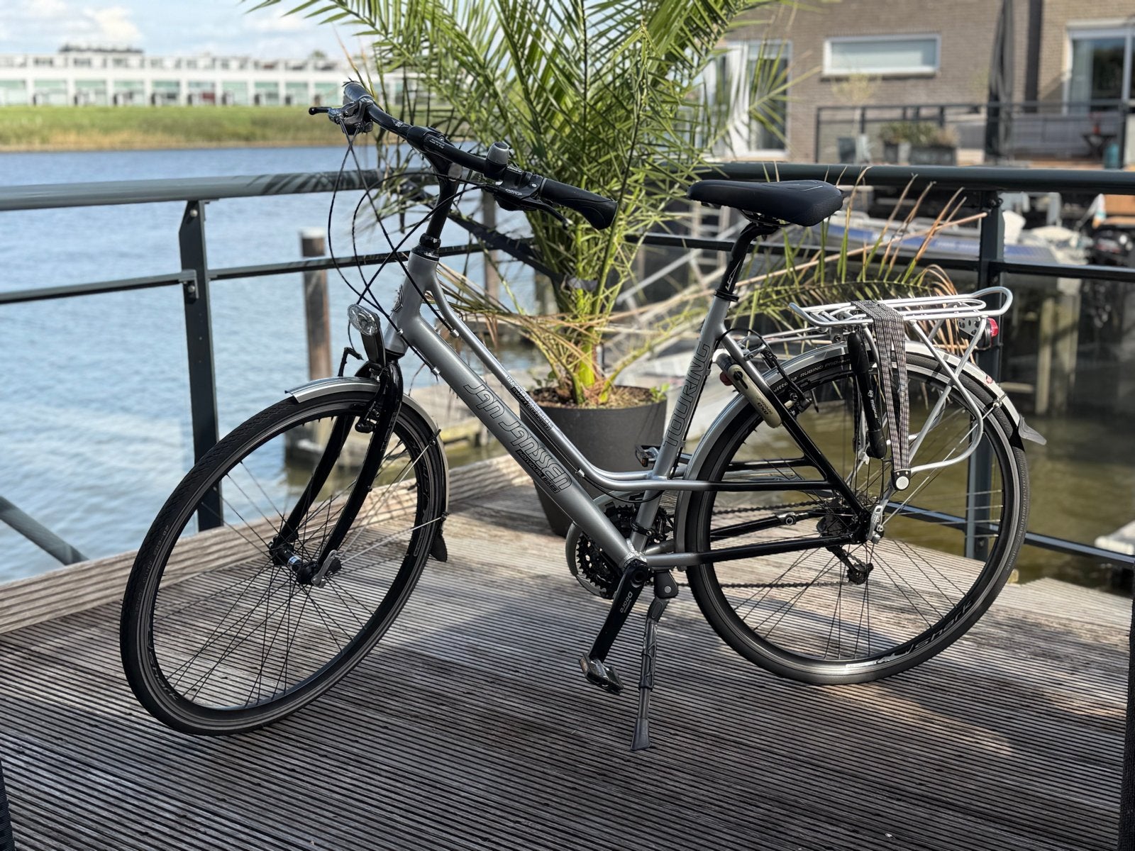 Jan Janssen Transalpine Swift Comfort Damesfiets 52cm 17,0kg, Velgrem, Versnellingen, Zo goed als nieuw, 50 tot 53 cm