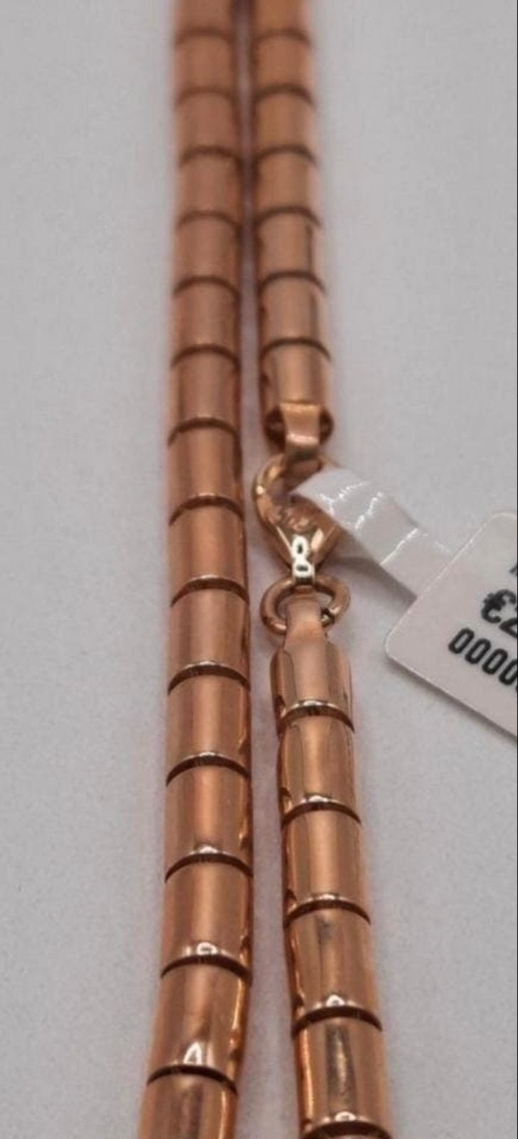 Koperkleurige kralenketting - Nieuw, W, Nieuw, Ophalen of Verzenden, W