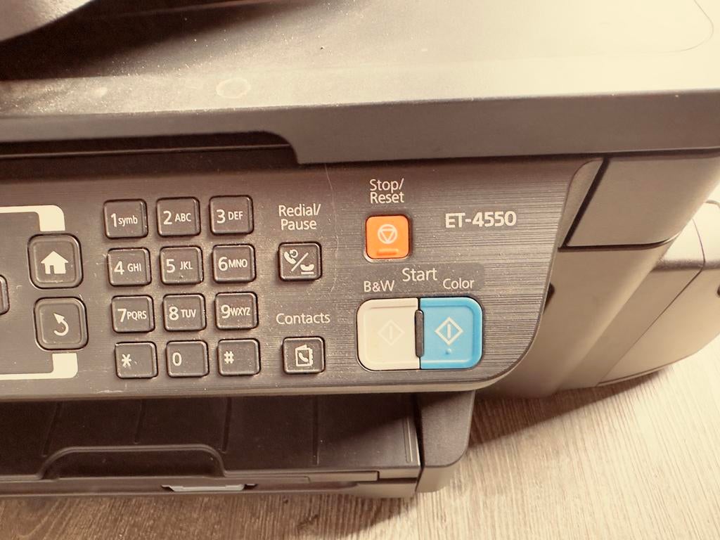 Epson ET-4550 All-in-One Inkjetprinter met Wi-Fi, Gebruikt, Faxen, Inkjetprinter, All-in-one
