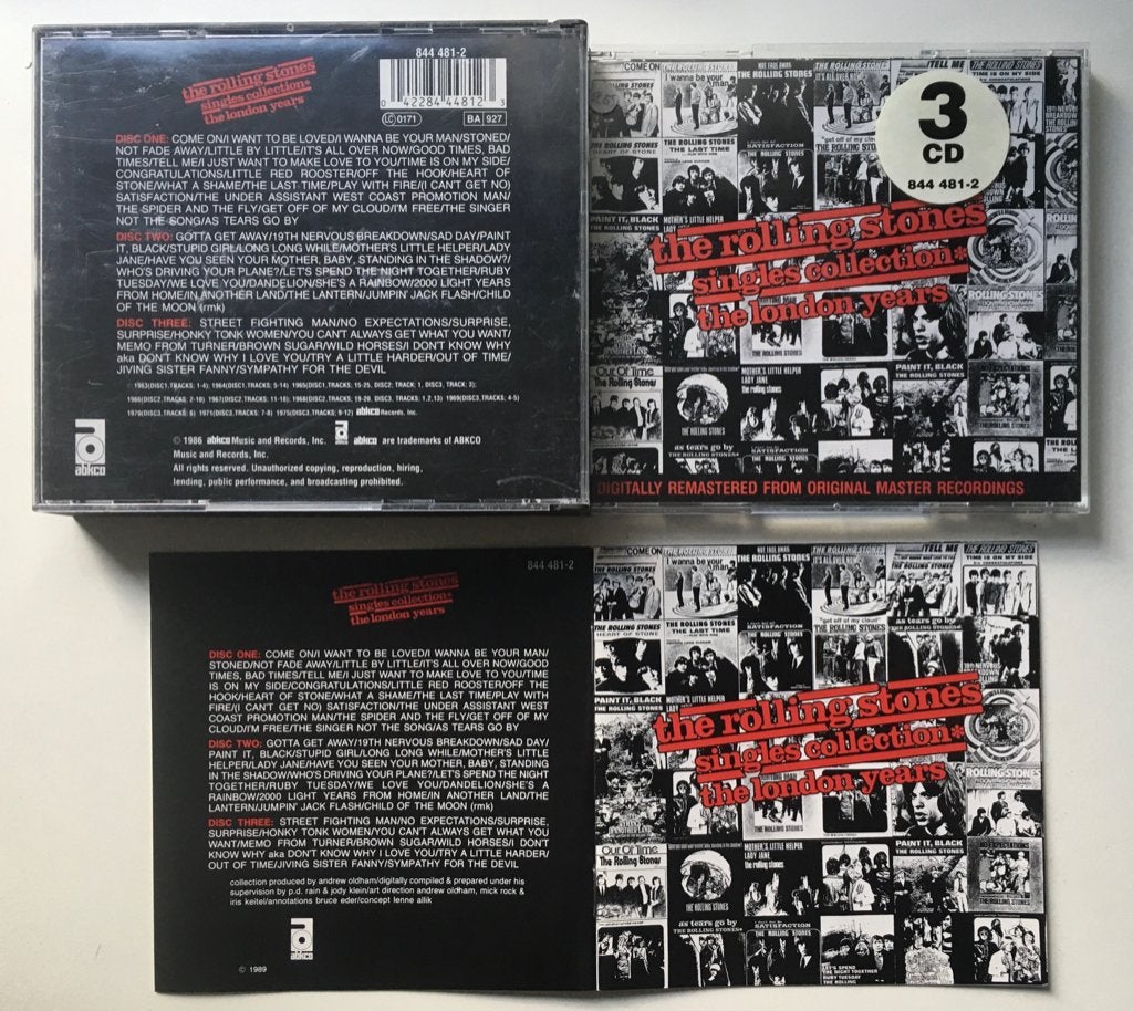 MP812 CD Rolling Stones singels collection 3CD EU €15, Inclusief boekje, Boxset, Ophalen of Verzenden, Zo goed als nieuw