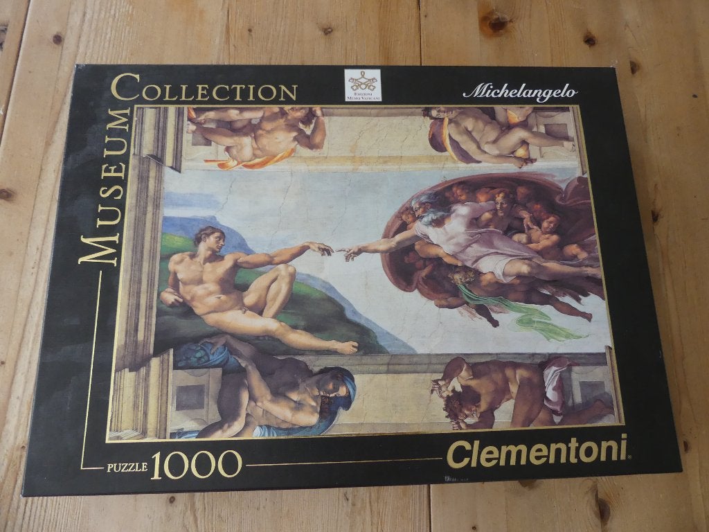 Puzzel / 1000 / Clementoni / Michelangelo /Museum Collection, Ophalen of Verzenden, 500 t/m 1500 stukjes, Zo goed als nieuw